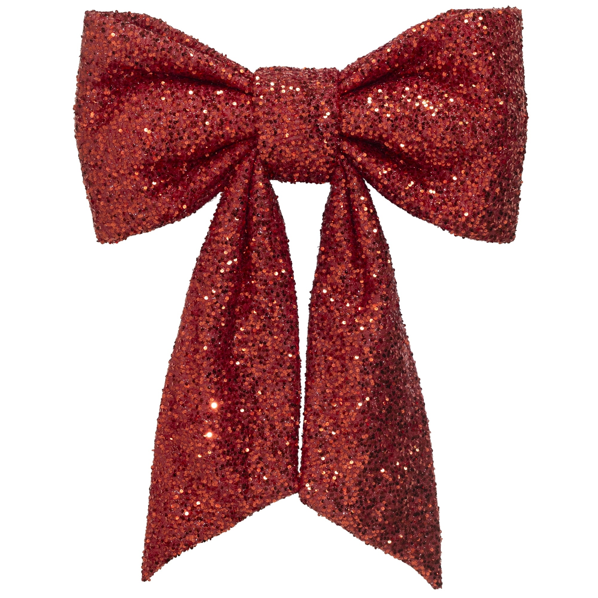 RED SEQUIN DOOR BOW: What We Checked First