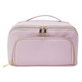 thumbnail interactive-video image 1 of RED.STONE Large Organizer,Travel Makeup Bag , Cosmetic Bag., 1 of 5