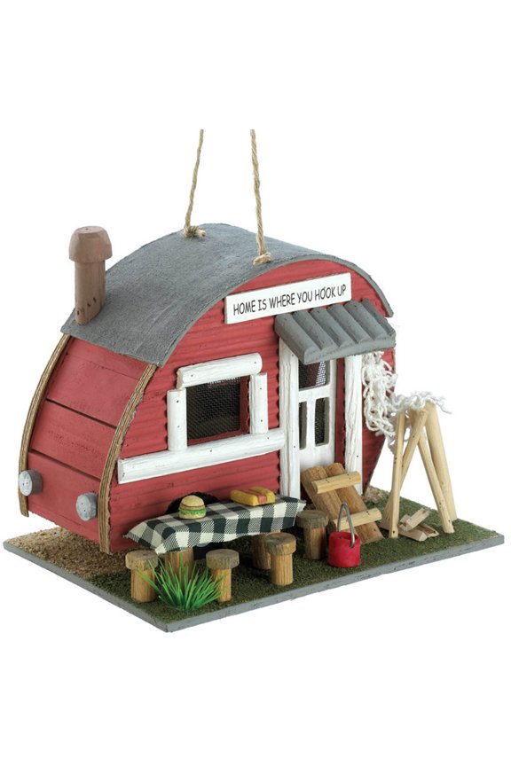 Zingz and Thingz Vintage Trailer Birdhouse