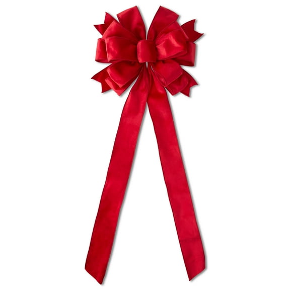 Red Velvet Decorative Christmas Bow, by Holiday Time