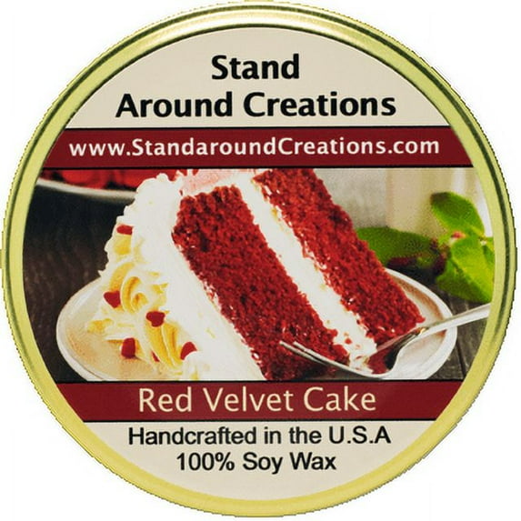 RED VELVET CAKE TUREEN 11-OZ. ALL NATURAL SOY CANDLE