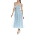 thumbnail image 1 of RED Valentino womens  Midi Dress, 40, Blue, 1 of 3