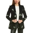 thumbnail image 1 of RED Valentino womens  Wool-Blend Jacket, 40, Black, 1 of 3