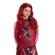Disney Descendants Wicked Wonderland Red Halloween Costume Wig for Children, by Disguise