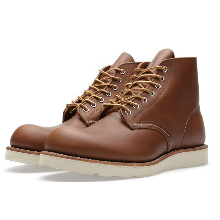 RED WING 9107 HERITAGE WORK 6 ROUND TOE BOOT MEN S SIZED 8 D