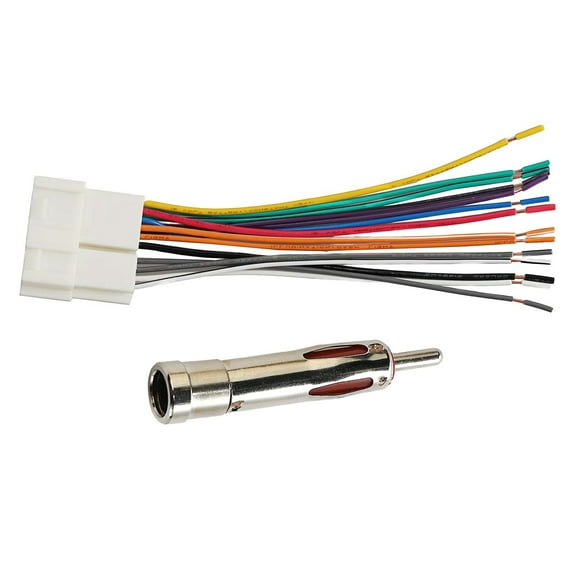 RED WOLF Aftermarket Car Stereo Radio Install Wiring Harness & Antenna Adapter for Chevy Silverado 1500/2500/3500 1999-2002