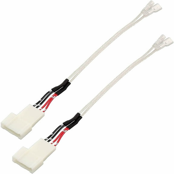 RED WOLF Pro Tweeter Speaker Wiring Harness Adapter with Wire Harness for Toyota & Subaru, 7.8 in
