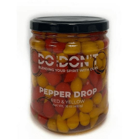 RED & YELLOW SWEET DROP PEPPER 12 units x 16oz