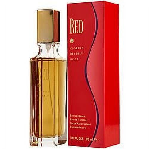 RED by Giorgio Beverly Hills EDT SPRAY 3 OZ for WOMEN 100% Authentic