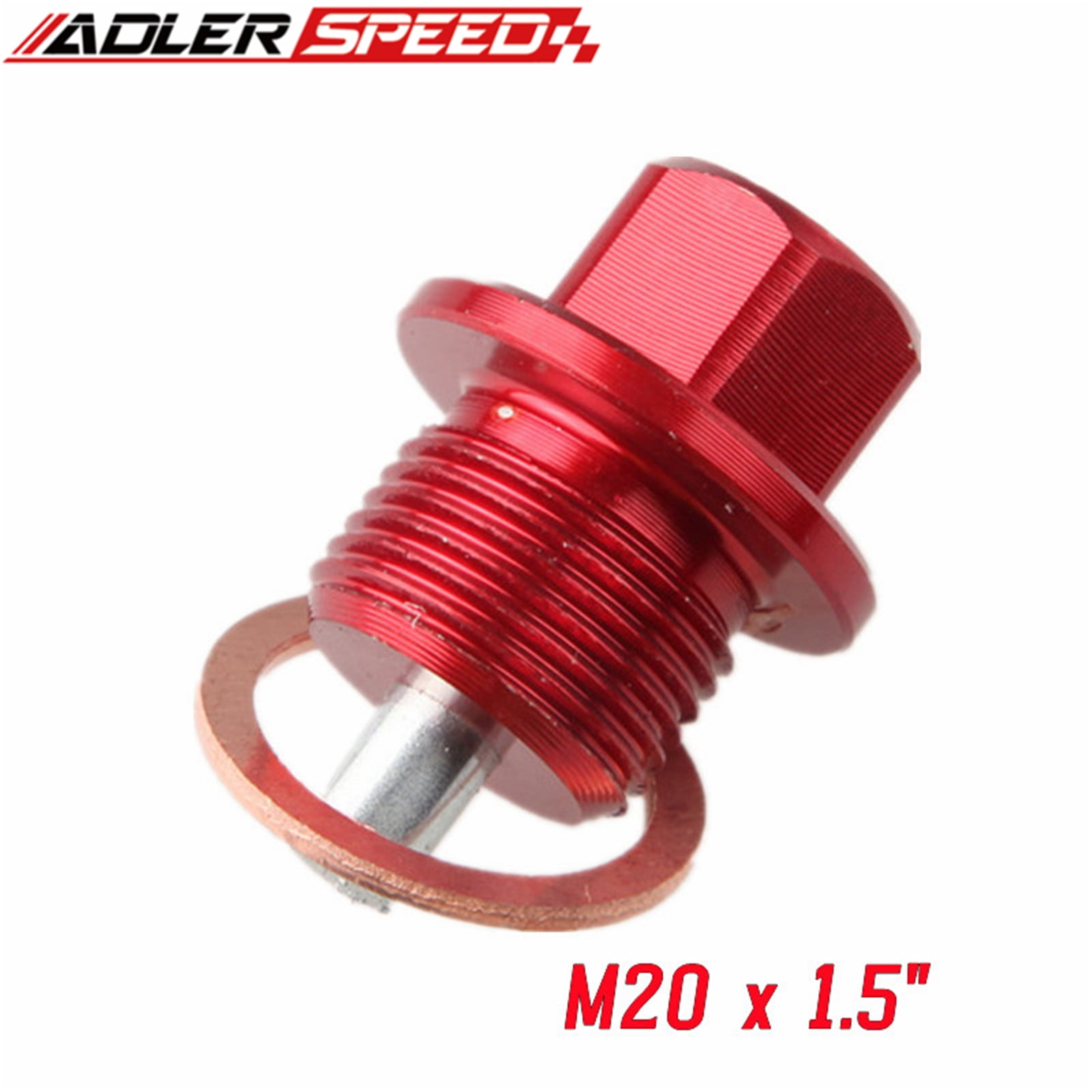 RED M20 X 1 5 Magnetic Oil Drain Plug Kyiv Illage Engine GT Walmart Com