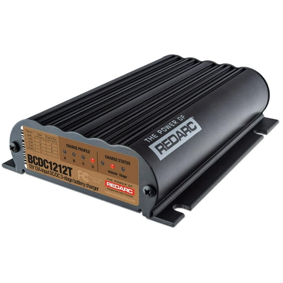 REDARC DC/DC 3-Stage Vehicle to Trailer Battery Charger - 12V 12A