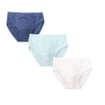 thumbnail image 1 of REDARER 3Packs Boys Underwear - Solid Cotton Shorts Youth Growth Solid Color Comfortable Breathable Children's Briefs,Size 5-6 Years, 1 of 5
