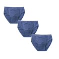 thumbnail image 1 of REDARER 3Packs Boys Underwear - Solid Cotton Shorts Youth Growth Solid Color Comfortable Breathable Children's Briefs,Size 7-8 Years, 1 of 5