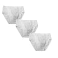 thumbnail image 1 of REDARER 3Packs Boys Underwear - Solid Cotton Shorts Youth Growth Solid Color Comfortable Breathable Children's Briefs,Size 9-10 Years, 1 of 5