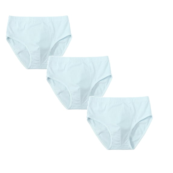 REDARER 3Packs Boys Underwear - Solid Cotton Shorts Youth Growth Solid Color Comfortable Breathable Children's Briefs,Size 9-10 Years
