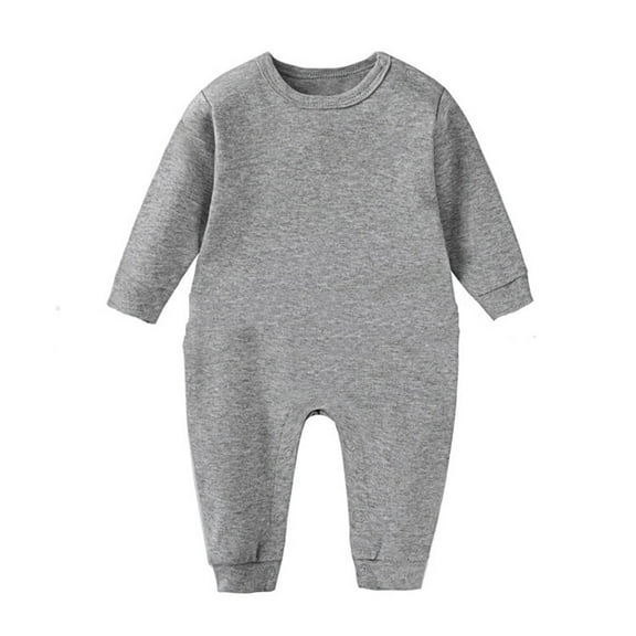 REDARER Baby Bodysuit, Long Sleeve Shoulder Snap Jumpsuit for Baby, Soft Everyday Playwear Outfit,Size:0-3 Months