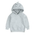 thumbnail image 1 of REDARER Baby Boy Zip Hoodie, -Lined Solid Pullover, Long Sleeve Winter Outerwear,for 9-12 Months, 1 of 4