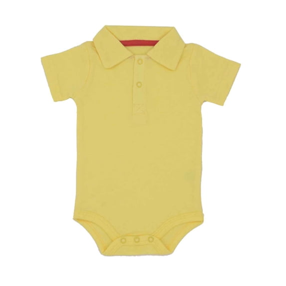 REDARER Baby Boys Polo Romper, Short-Sleeve Gentleman Bodysuit with Contrast Collar for & ,0-3 Months