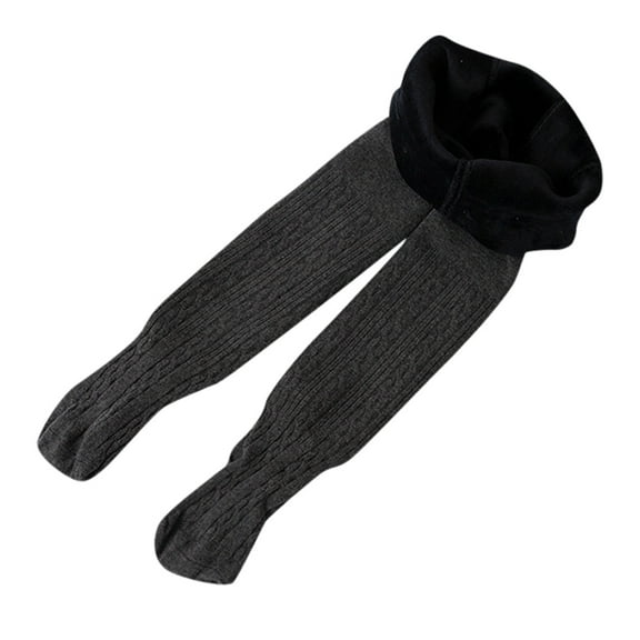 REDARER Baby Cable-Knit Tights - -Lined Footed Leggings for Toddlers, Warm Cotton Stockings for Girls & Boys