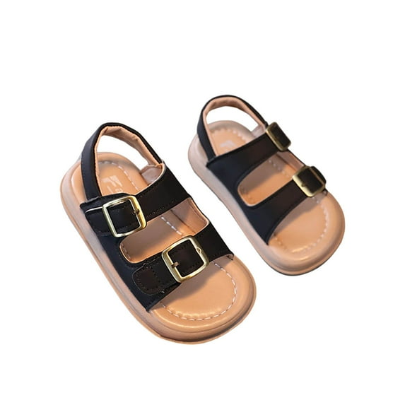 REDARER Baby Girl Boy Sandals Comfort Preium Summer Outdoor Casual Beach Shoes with Flower Bowknot Rubber Sole Prewalker First Walking Shoes,Size 4-4.5 Years