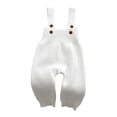thumbnail image 1 of REDARER Baby Knit Overalls Adjustable Straps Jumpsuit Soft Outfit Boys Girls Autumn Wear,Size:18-24 Months, 1 of 3