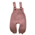 thumbnail image 1 of REDARER Baby Knit Overalls Adjustable Straps Jumpsuit Soft Outfit Boys Girls Autumn Wear,Size:18-24 Months, 1 of 4