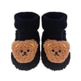thumbnail image 1 of REDARER Baby's 1st Winter Booties - Ultra-Soft Sole with Plush Sock Lining | Non- Cartoon Design for Early Walkers,Color:Black,Size:0-6 Months, 1 of 5