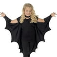 thumbnail image 1 of REDARER Bat Shaped Cape Accessory Scalloped Edge Shoulder Strap Cloak for Halloween Themed Party Cosplay Stage Dress Up Outfit,5-6 Years, 1 of 4