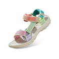thumbnail image 1 of REDARER Big Girls Summer Color-Block Sandals | Breathable Open-Toe w/Comfy Cushion | Juniors Vacation Shoes 5-12 Years,Size 5.5-6 Years, 1 of 9