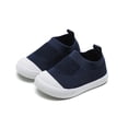 thumbnail image 1 of REDARER Boys Breathable Sneakers for Toddlers, Lightweight Non- Walking Shoes, Soft Sole Sports Shoes for Outdoor Play,Color:Dark Blue,Size:18-24 Months, 1 of 4