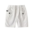 thumbnail image 1 of REDARER Boys' Cargo Shorts, Elastic Waist Multi-Pocket Casual Summer Outdoor Play & School Bottoms,4-5 Years, 1 of 4