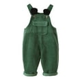 thumbnail image 1 of REDARER Boys Corduroy Overalls Dungarees for Kids Soft and Overall Pants with Adjustable Straps for and Casual Wear Durable and Childrens Overalls,Size:12-18 Months, 1 of 7