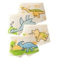 thumbnail image 1 of REDARER Boys' Dinosaur Underwear 4-Pack - Cotton Briefs, Soft & Breathable for All-Day Play & Outdoor Fun,Size:13-14 Years, 1 of 3