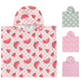 thumbnail image 1 of REDARER Boys Girls Sea Turtle Print Hooded Poncho Towel Soft Absorbent Lightweight Coral Fleece Beach Pool Bath Cover Up Robe,6-12 Months, 1 of 3