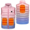 thumbnail image 1 of REDARER Boys Heated Vest Rechargeable USB Powered 3-Zone Warming Kids Thermal Jacket Cold Weather Gear For Youth,11-12 Years, 1 of 3