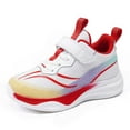 thumbnail image 1 of REDARER Boys Lightweight Running Shoes, Breathable Mesh with Non- Soft Sole - Comfortable for Daily & Sports,Color:Red,Size:2.5, 1 of 9