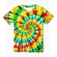 thumbnail image 1 of REDARER Boys Patriotic Tie Dye T Shirt Star Spiral Short Sleeve Tee for 4th Of July and Casual Wear,8-9 Years, 1 of 3
