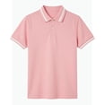 thumbnail image 1 of REDARER Boys Pique Polo Shirt Short Sleeve Striped Classic Casual Comfortable Breathable Top for Kids School Play,13-14 Years, 1 of 4