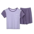 thumbnail image 1 of REDARER Boys Short Sleeve Pajamas Set Sleepwear 2 Piece Summer Loungewear Outfits,2-3 Years, 1 of 7