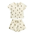 thumbnail image 1 of REDARER Boys Short Sleeve T Shirt Pullover Tops and Shorts Outfits,2-3 Years, 1 of 2