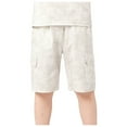thumbnail image 1 of REDARER Boys Shorts Boys Summer Sports Shorts Solid Color Wax Dyed Printed Cropped Pants,Size 6-7 Years, 1 of 7