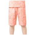 thumbnail image 1 of REDARER Boys Shorts Boys Summer Sports Shorts Solid Color Wax Dyed Printed Cropped Pants,Size 7-8 Years, 1 of 7