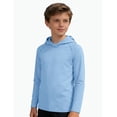 thumbnail image 1 of REDARER Boys Sun Protection Hoodie Long Sleeve Kids Outdoor Sports Casual Top Lightweight Breathable Summer Jacket,8-9 Years, 1 of 4