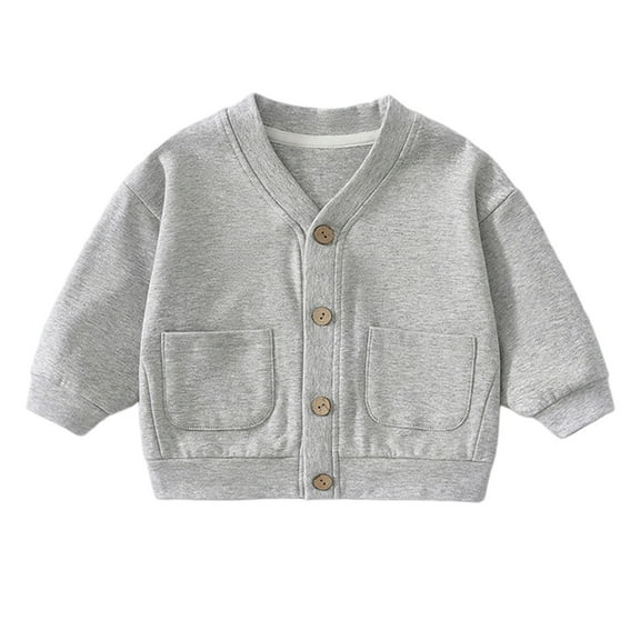 REDARER Boys Waffle Knit Pullover Sweater Soft Cotton Comfortable Casual Outerwear Toddler Fall Spring Top,Color:Light Gray,Size:2-3 Years