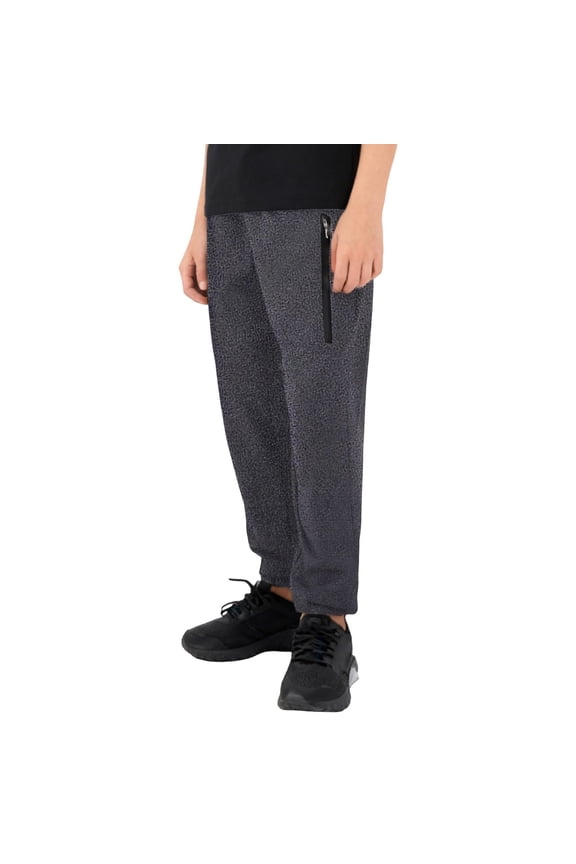 Boys' Zip-Front Pants - Soft Elastic Waist Casual Trousers for Play & School,10-11 Years