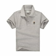 REDARER Boys and Toddler School Uniform Short Sleeve Polo Shirt,for 11-12 Years