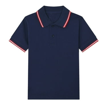 REDARER Boys and Toddler School Uniform Short Sleeve Polo Shirt,for 3-4 Years