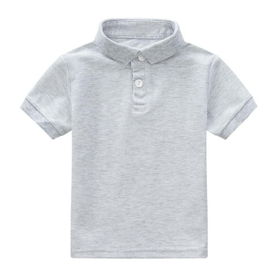 REDARER Baby Boys Fashion Color Short Sleeve Pique Polo