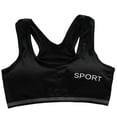 thumbnail image 1 of REDARER Crop Top Bra Girls Seamless Sports Bra Training Bra Camisole Style Lightweight Seamless,Size 10-14 Years, 1 of 5