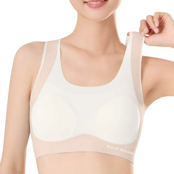 REDARER Crop Top Bra Girls Seamless Sports Bra Training Teen Bra Camisole Style Lightweight Seamless,Size 12-15 Years